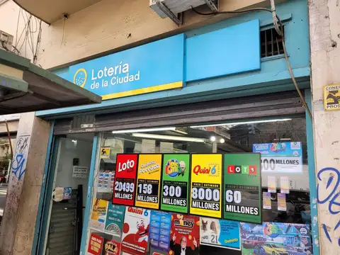 Venta fondo de comercio  loteria imperdible oport!
