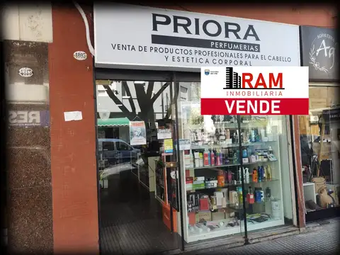 Excelente oportunidad de perfumeria en villa pueyrredon.