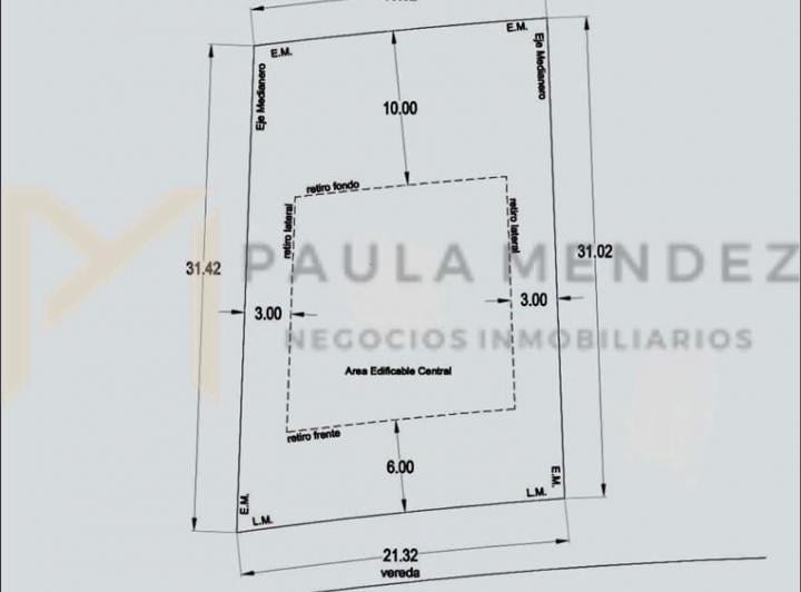 Terreno · 625m²