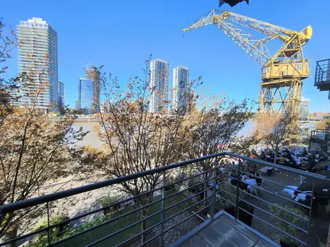 Excelente oficina - alquiler - 130 m2 - 1 cochera-  puerto madero - vista dique.