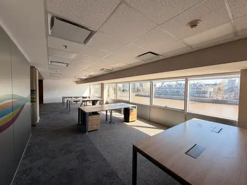 Oficina en puerto madero - 380m2 amoblada -