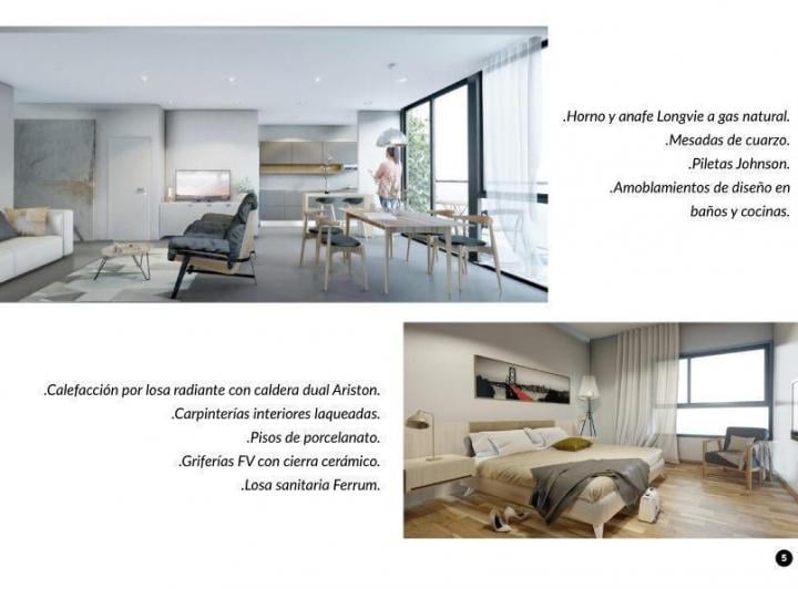 Departamento · 65m² · 2 Ambientes · 1 Cochera