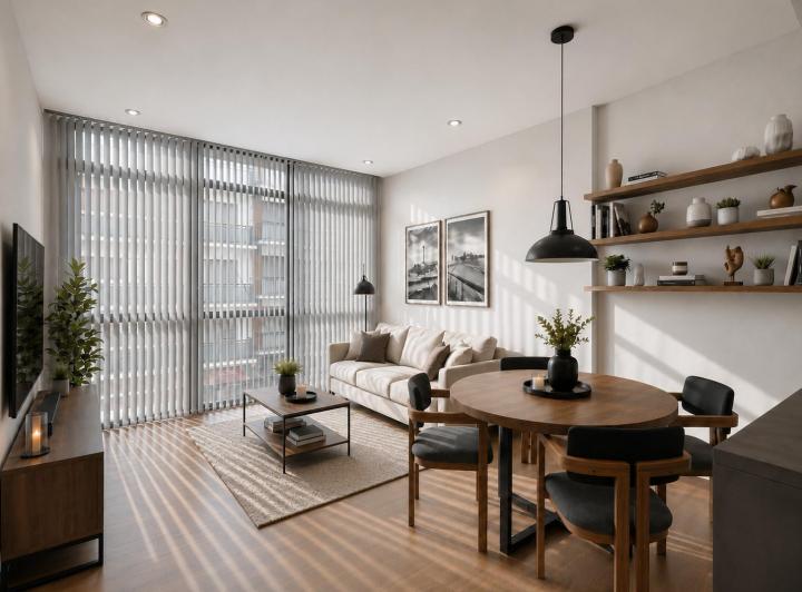 Departamento · 53m² · 2 Ambientes · 1 Cochera
