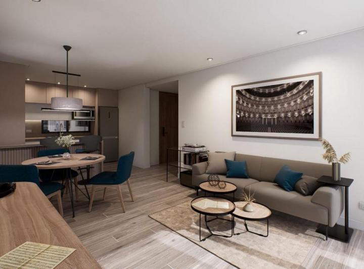 Departamento · 58m² · 2 Ambientes · 1 Cochera
