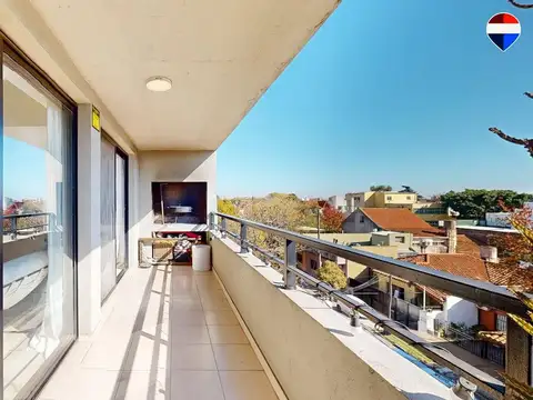 Dpto 3 amb en venta en olivos c/ cochera y terraza