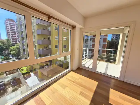 Venta departamento en vicente lópez. dos ambientes con cochera cubierta 8° piso