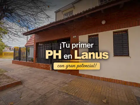 Venta ph 3 ambientes en lanus con gran potencial