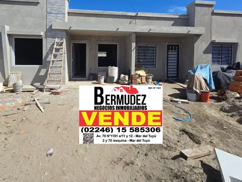 Venta dúplex 3 ambientes al fondo calle 9 entre 82 y 83 mar del tuyu anticipo y cuotas