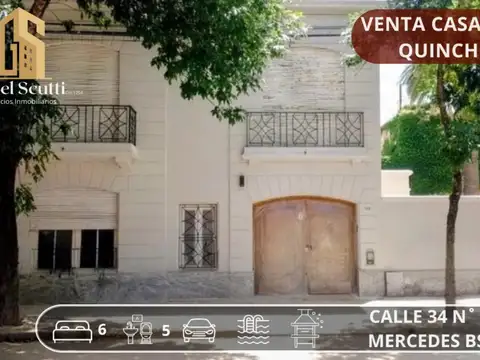 Venta casa 7 ambientes mercedes bs as
