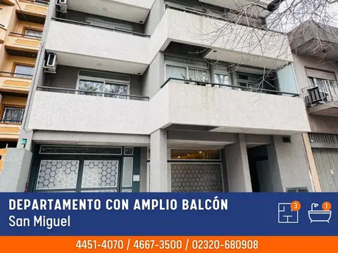 Departamento - alquiler - argentina, san miguel - domingo f sarmiento 1952