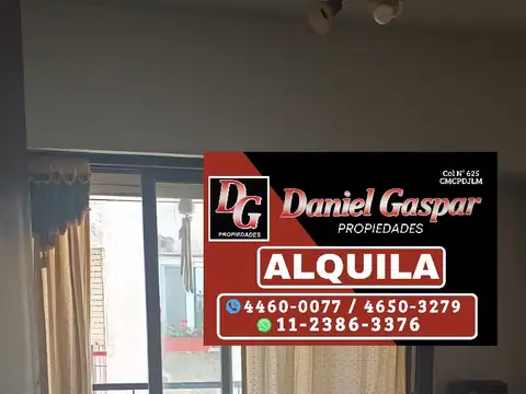 Alquiler – departamento monoambiente en 3er piso