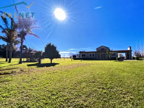 Quinta semi nueva de 6 hectáreas con casa de 3 dormitorios y galpón - cercano a ruta 8