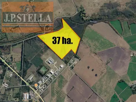 Campo industrial 37 ha con vivienda y 2 galpones - 560 m² edificados - mercedes