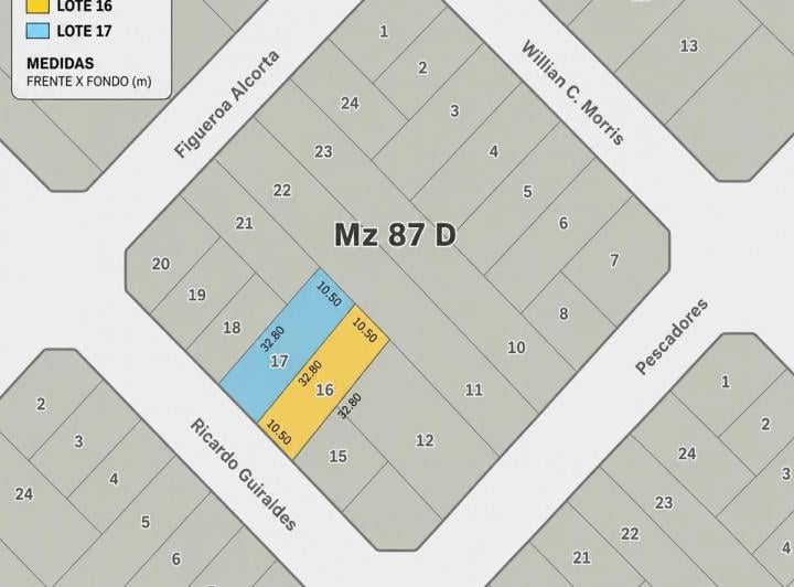 Terreno · 688m²