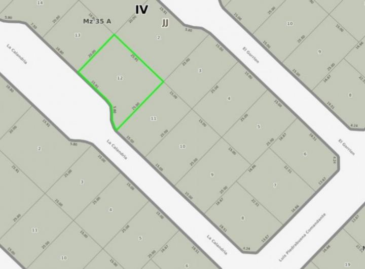 Terreno · 543m²
