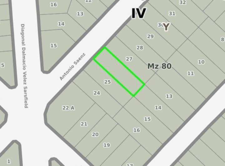 Terreno · 350m²