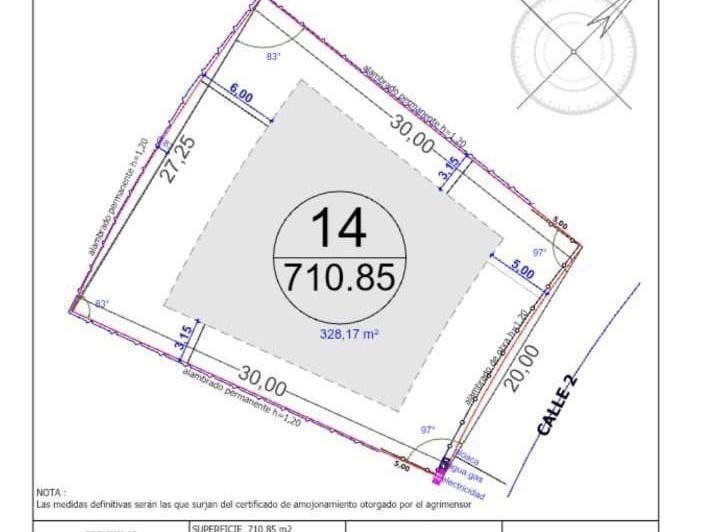 Terreno · 710m²