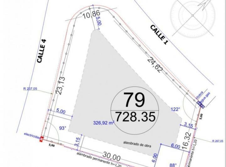 Terreno · 728m²