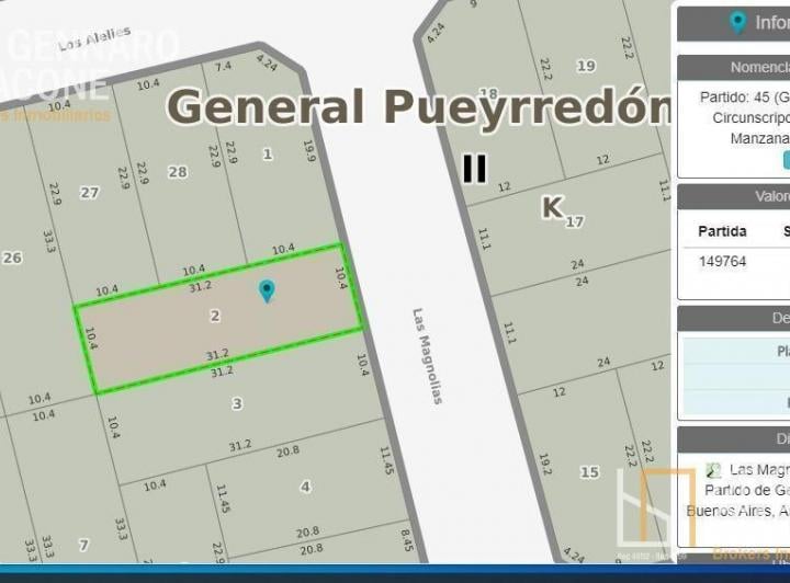 Terreno · 325m²