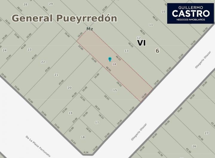 Terreno · 480m²