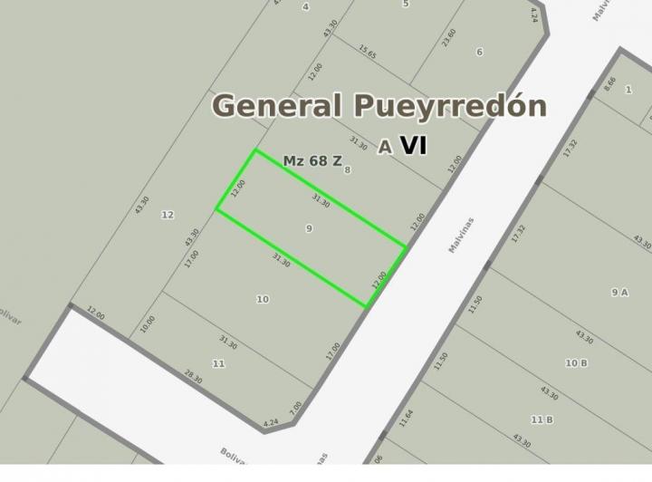 Terreno · 375m²