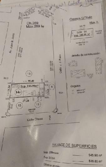 Terreno · 546m²