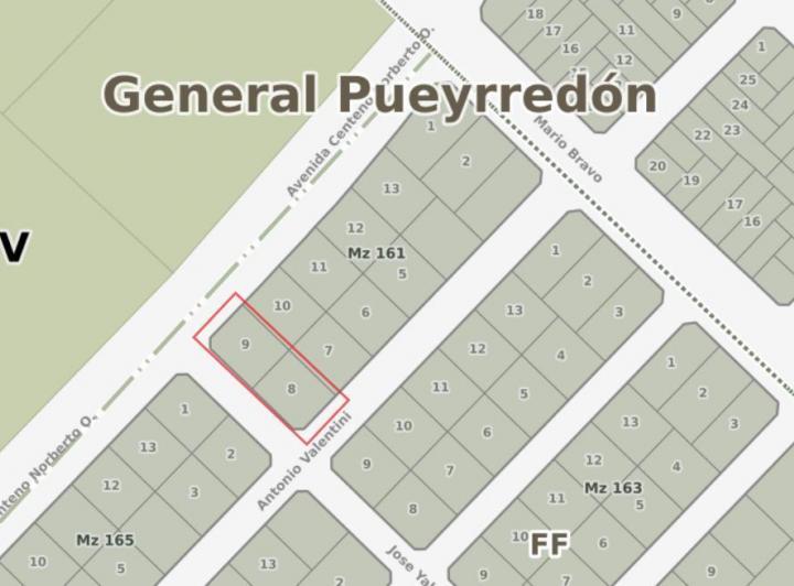 Terreno · 607m²
