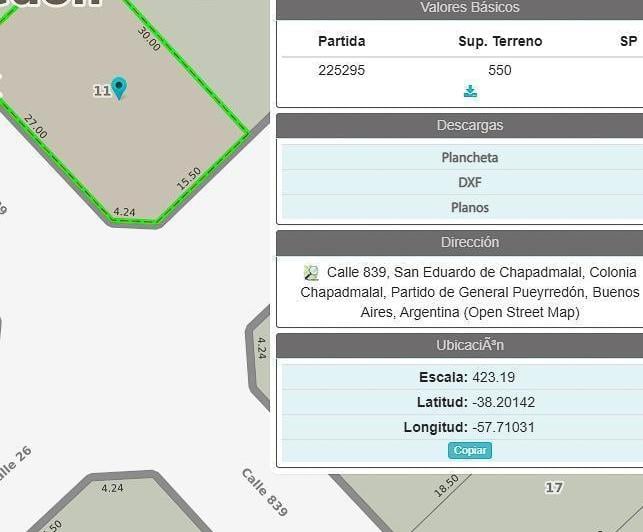 Terreno · 550m²