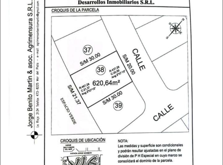 Terreno · 620m²