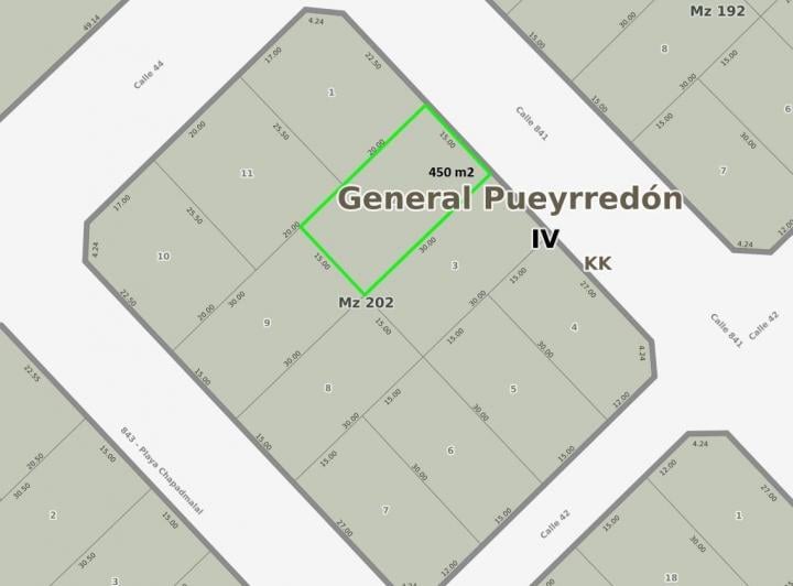 Terreno · 450m²