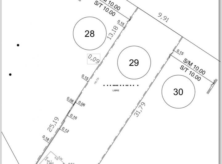 Terreno · 380m²
