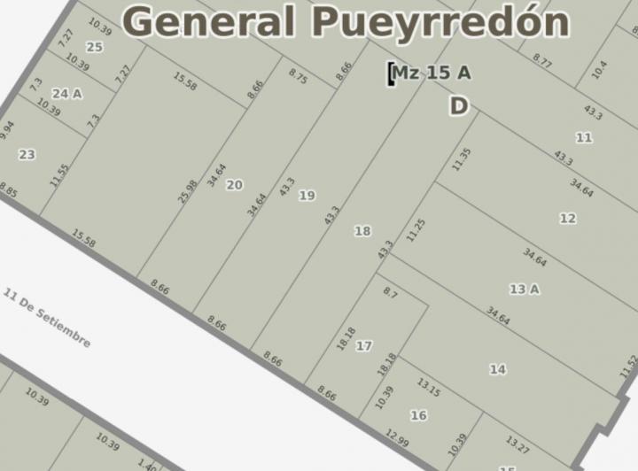 Terreno · 375m²