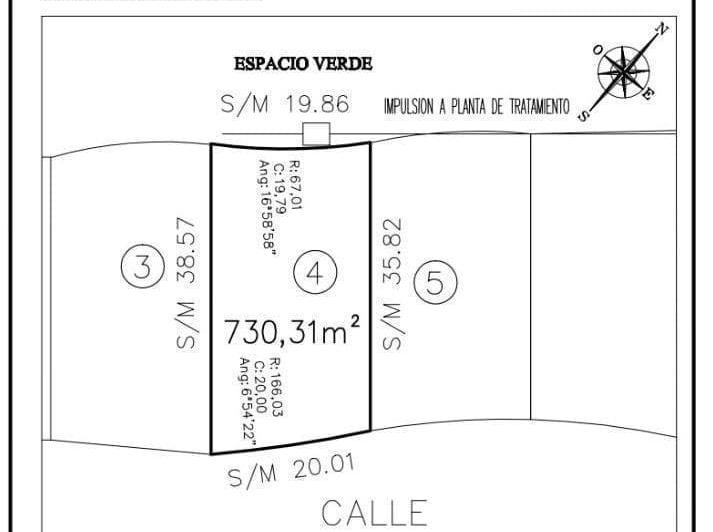 Terreno · 730m²