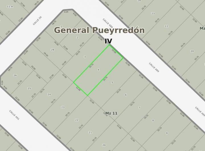 Terreno · 405m²