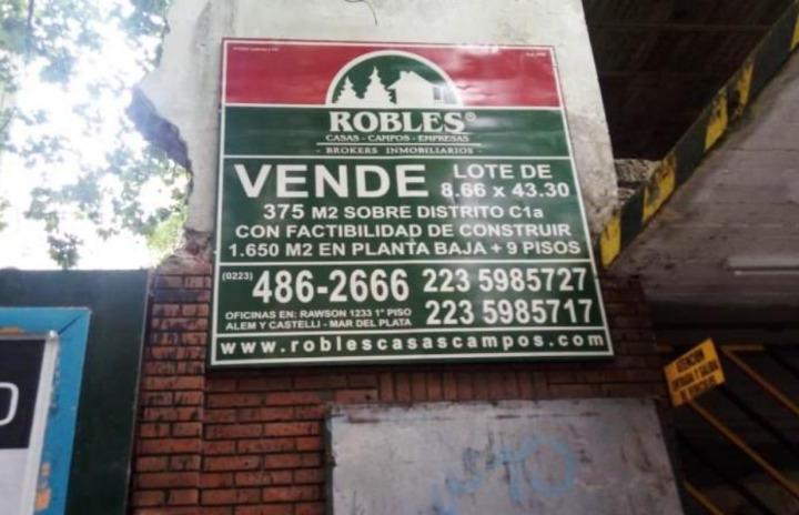 Terreno · 375m²