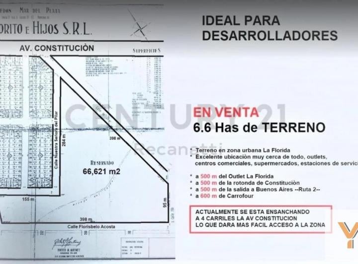 Terreno · 66621m²