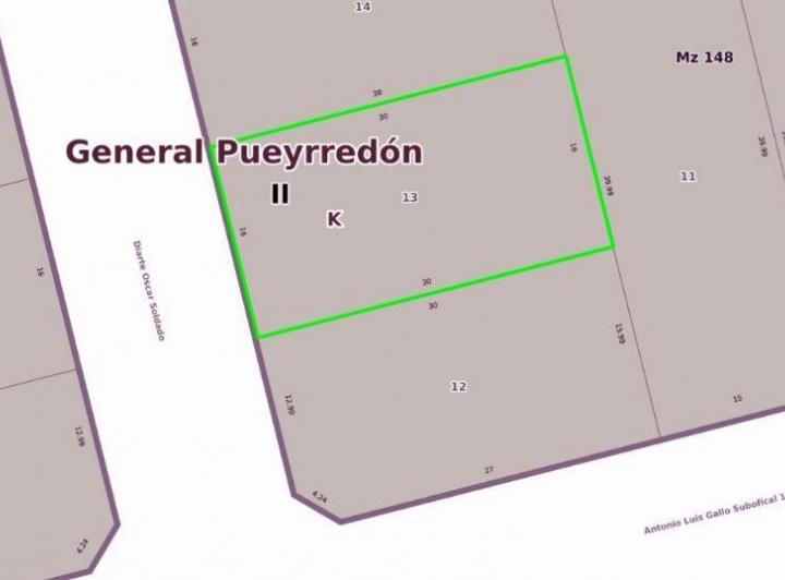 Terreno · 480m²