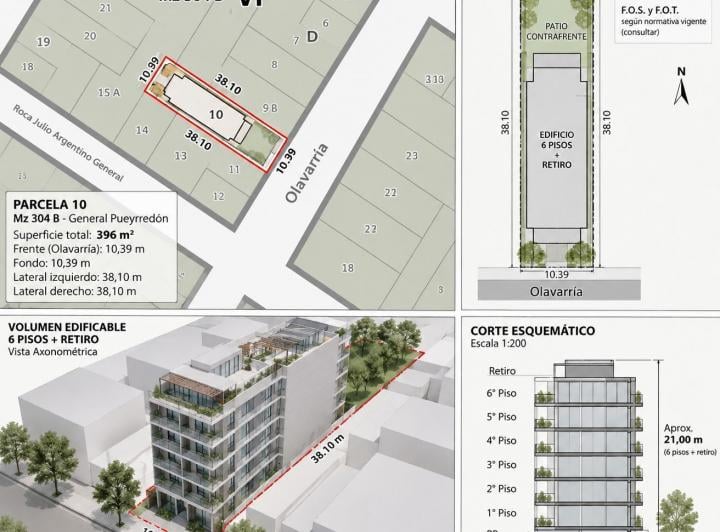 Terreno · 396m²