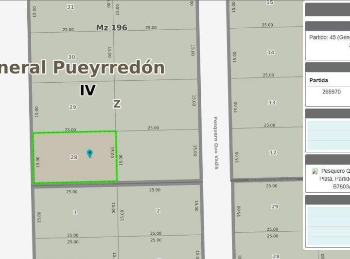 Terreno · 375m²