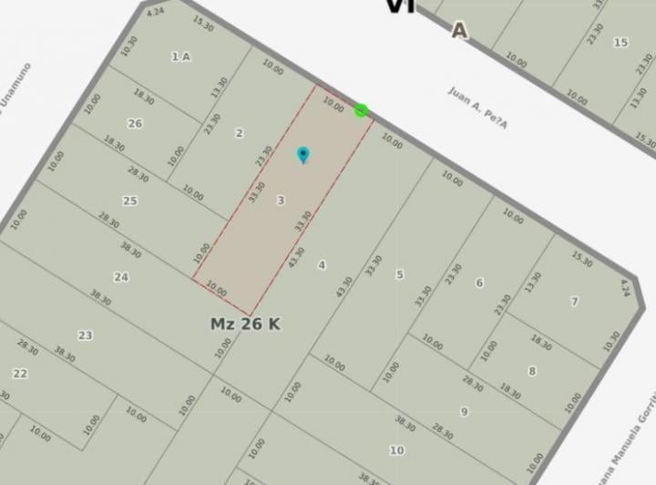 Terreno · 333m²