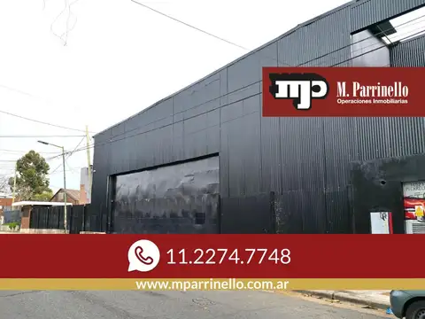 Importante nave industrial con entrada independiente en estrada al 1800 - villa maipu