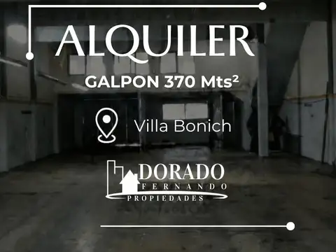 Galpon 370 mts²