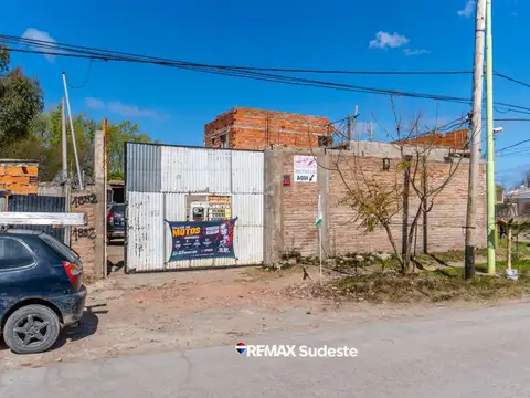 Venta galpón con oficina y departamento a terminar