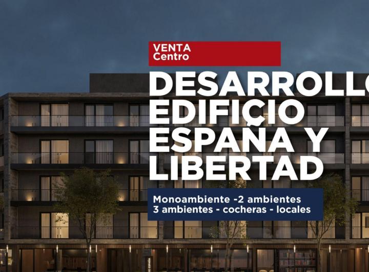 Departamento · 32m² · 1 Ambiente · 3 Cocheras