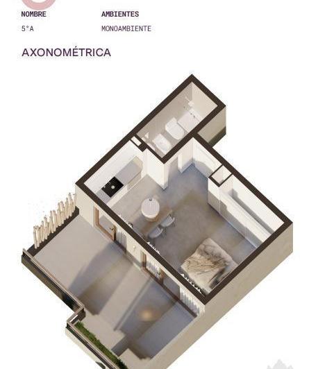 Departamento · 26m² · 1 Ambiente