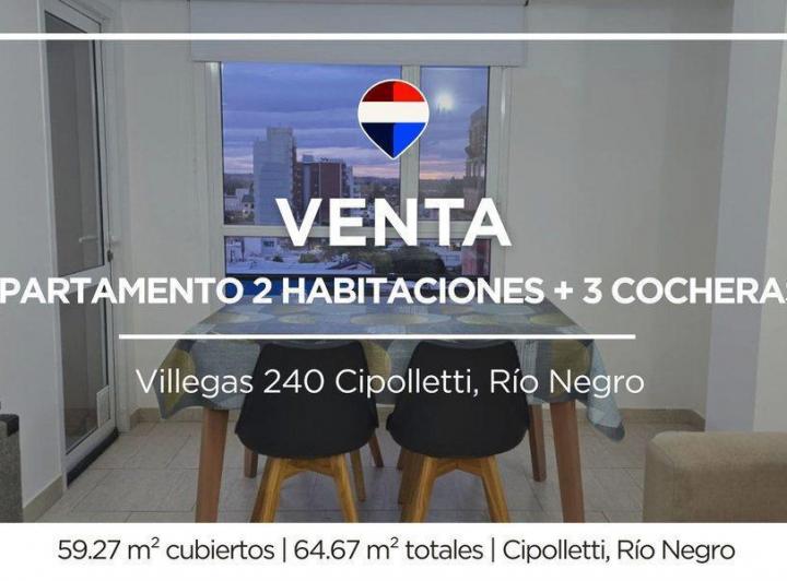 Departamento · 59m² · 4 Ambientes · 3 Cocheras