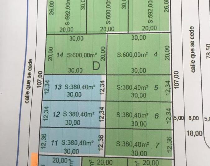 Terreno · 370m²