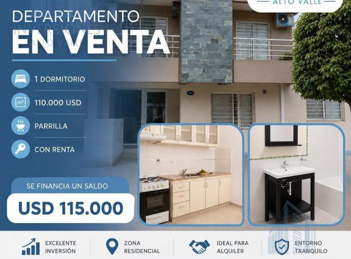 Departamento · 56m² · 2 Ambientes
