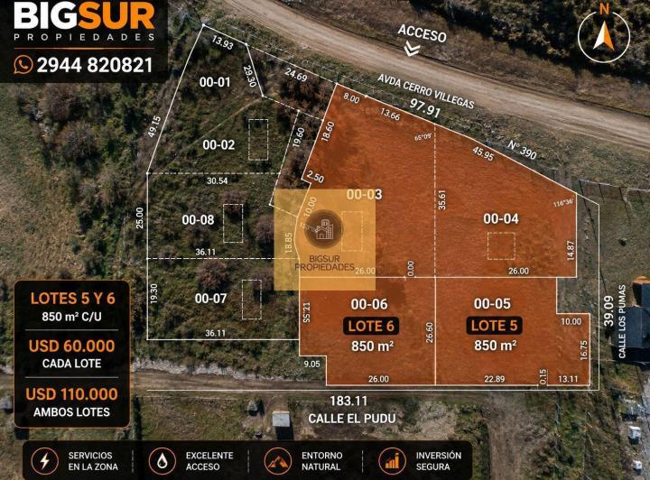 Terreno · 850m²