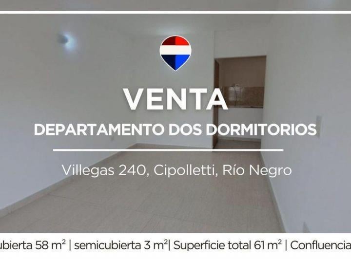 Departamento · 58m² · 4 Ambientes · 3 Cocheras